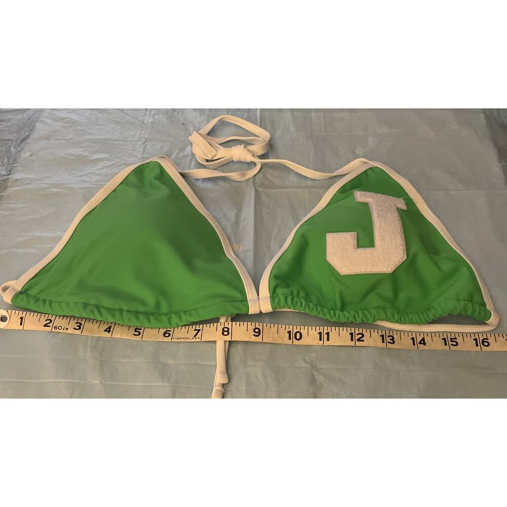 Jolefille Brazilian Style Thong Bikini-Sexy Triangle Two-Piece Swimsuit Green XL - Picture 3 of 14